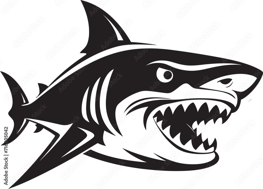 Silent Hunter Elegant Vector Design for Black Shark Marine Majesty Vector Black Icon Design for Fearsome Shark Silent Hunter Elegant Vector Design for Black Shark Marine Majesty Vector Black Icon Design for Fearsome Shark