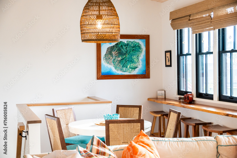 Obraz premium a beach house in hawaii 