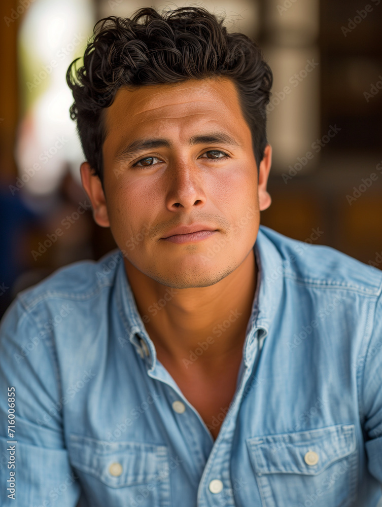 Portrait of a Hispanic Man Portrait of a Hispanic Man
