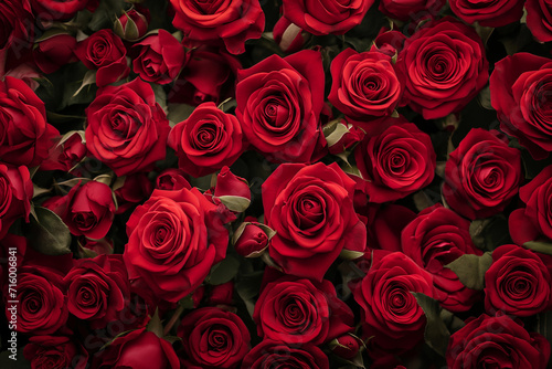 a lot of roses lying next to each other, background