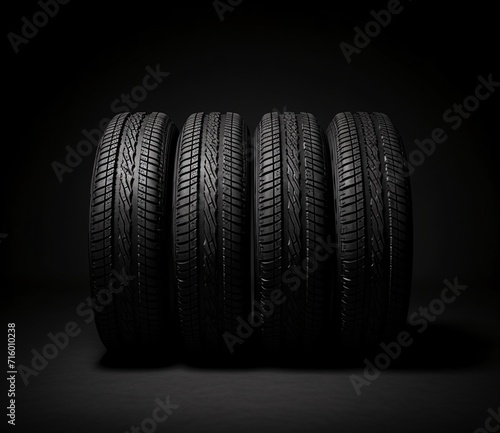 Four Tires in a Row Generative AI © Bipul Kumar