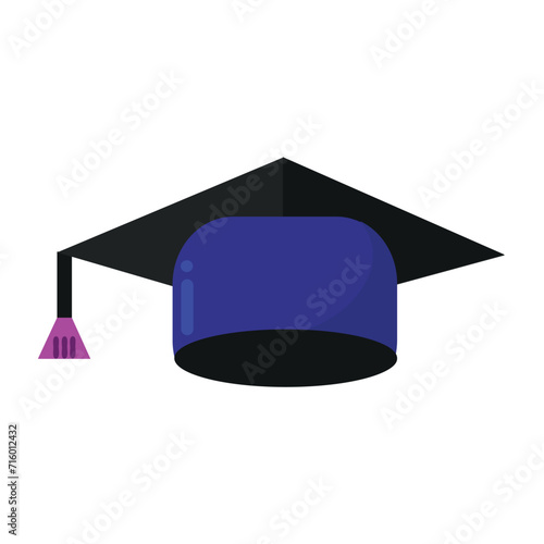 Graduation cap icon clipart avatar logotype isolated vector illustration