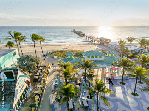 Anglers Fishing Pier,.Sunrise.Fort Lauderdale, Miami.Lauderdale by the Sea, Florida, USA photo