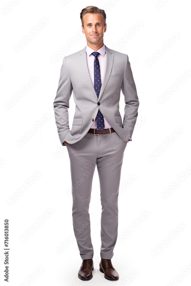 Elegant Male Business Manager in Suit, AI Generated Elegant Male Business Manager in Suit, AI Generated