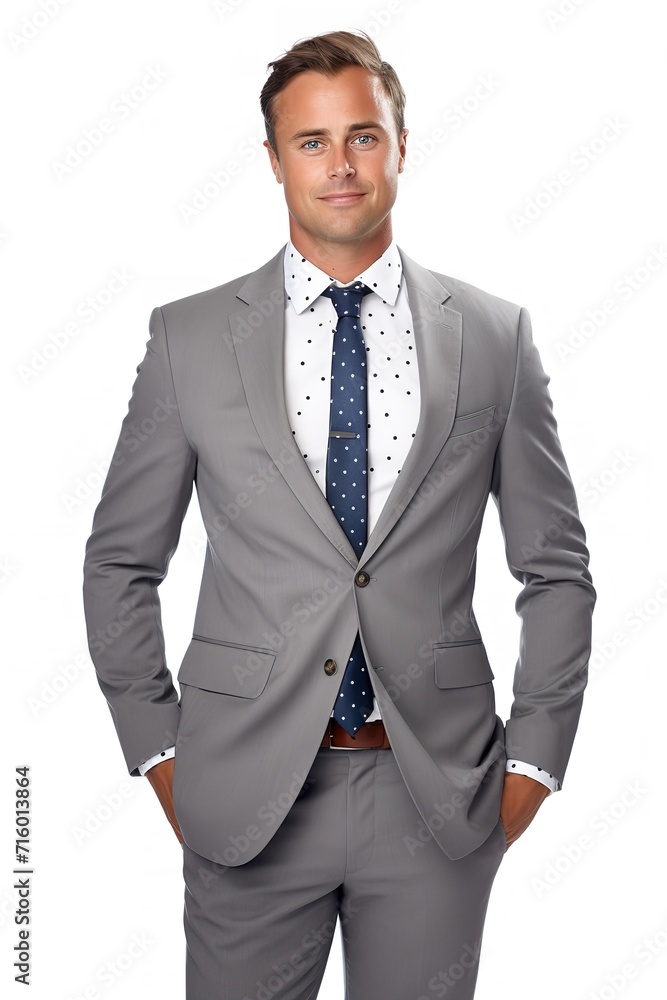 Elegant Male Business Manager in Suit, AI Generated Elegant Male Business Manager in Suit, AI Generated
