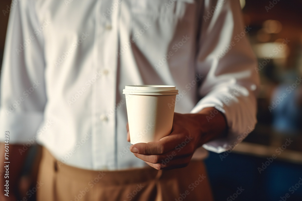 cup of coffee in hand cup of coffee in hand
