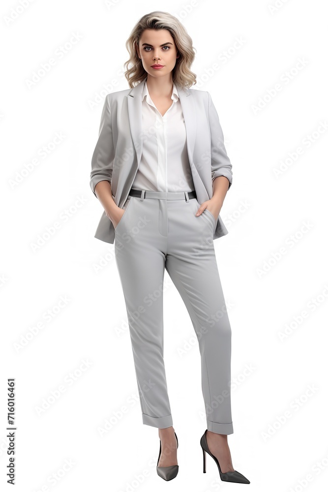 Confident Female Business Manager, Suit Style, AI Generated Confident Female Business Manager, Suit Style, AI Generated