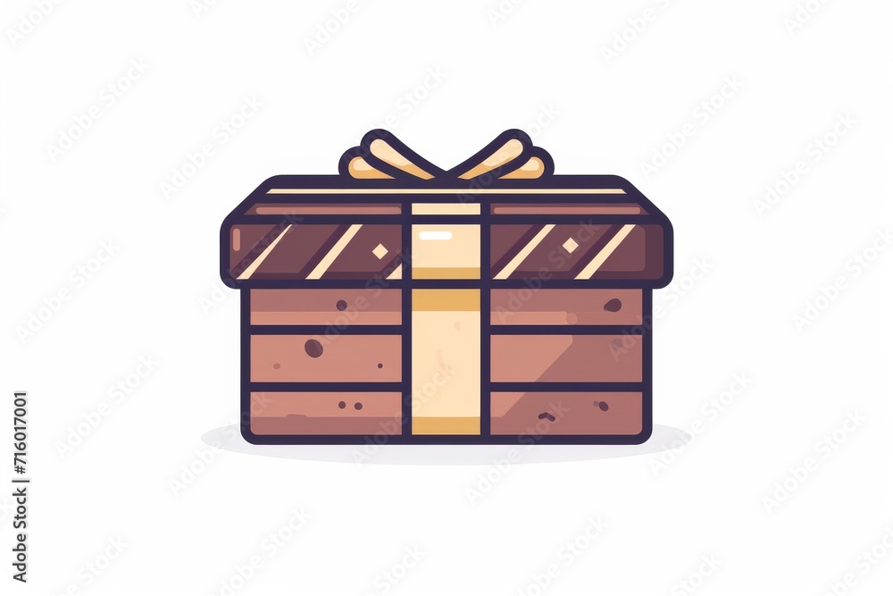 Whimsical furniture designs come to life in a playful gift box cartoon Whimsical furniture designs come to life in a playful gift box cartoon