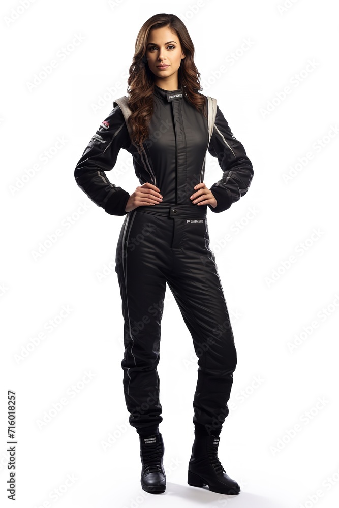 Female Race Driver, High-Speed Thrill, AI Generated Female Race Driver, High-Speed Thrill, AI Generated
