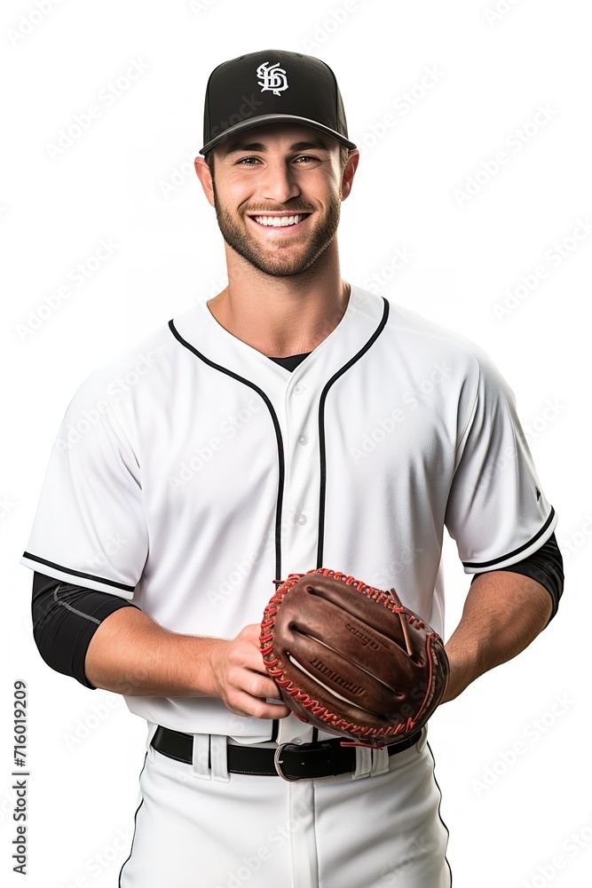 Expert Male Baseball Player Ready to Hit, AI Generated