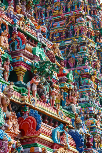Chennai, India. View of Arulmigu Kapaleeswarar Temple in Chennai.