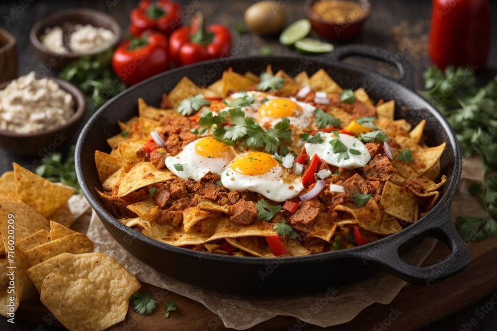 stew with vegetables (Cajun Chilaquiles)