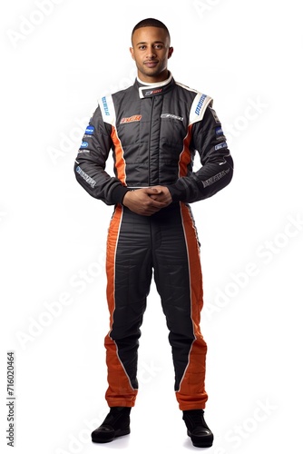 Speeding Male Race Driver, AI Generated