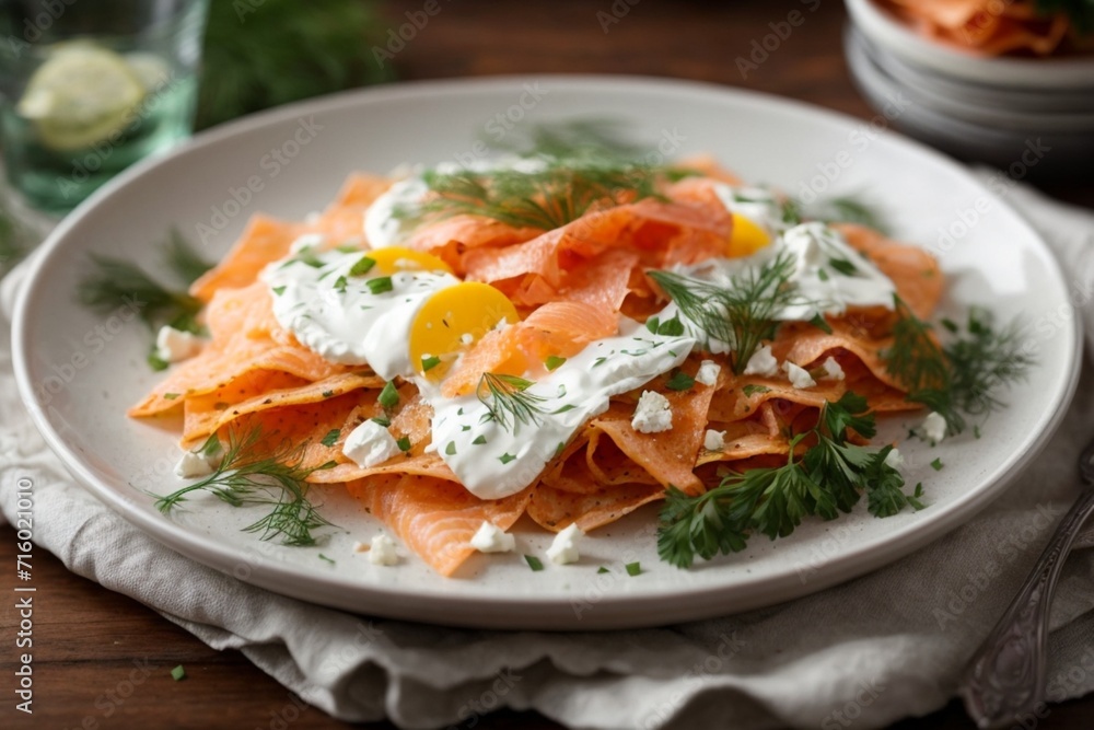 Chilaquiles with eggs (Scandinavian Chilaquiles) Chilaquiles with eggs (Scandinavian Chilaquiles)