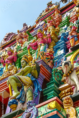 Chennai, India. View of Arulmigu Kapaleeswarar Temple.