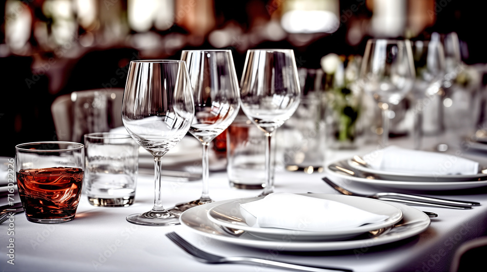 Table Setting in Restaurant Table Setting in Restaurant