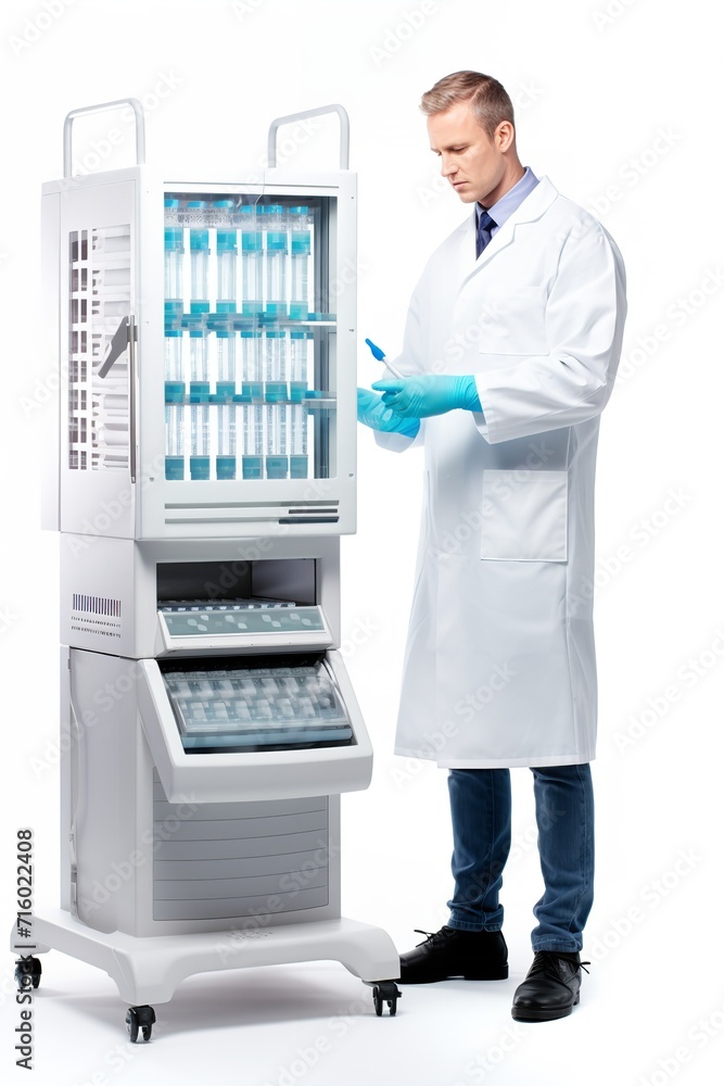 Innovative Scientist in Laboratory, AI Generated