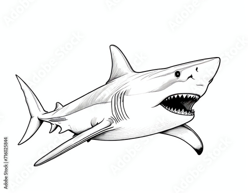 shark coloring book