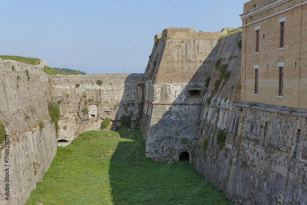 Moat at the Old Fortress of Corfu