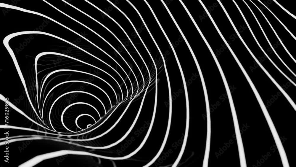 hypnotic psychedelic optical illusion, abstract geometric motion graphic background, animated black and white lines, 4k seamless vj loop hypnotic psychedelic optical illusion, abstract geometric motion graphic background, animated black and white lines, 4k seamless vj loop