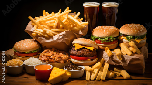 Healthy burger with nice sh...