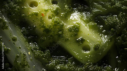 Set with frozen vegetables ...