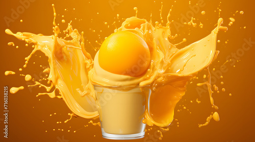 Glass of 100 percent Orange...