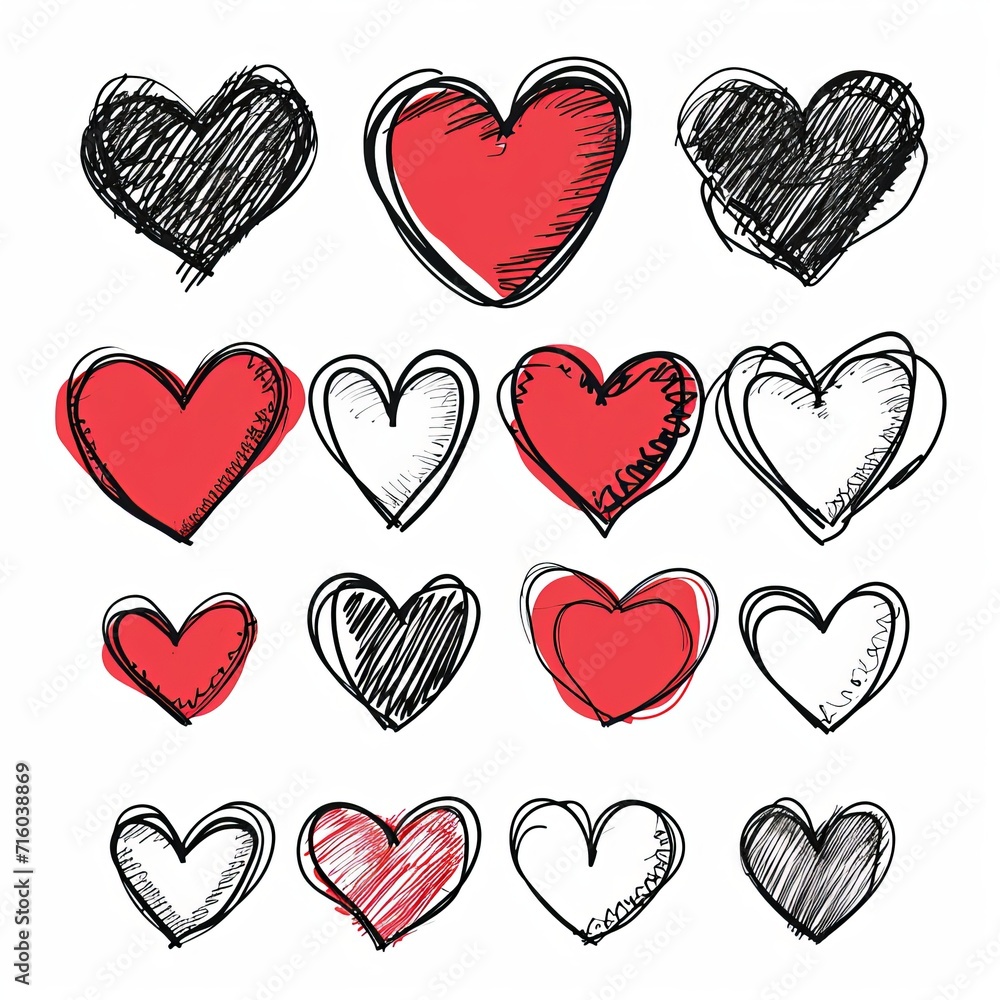 set of hearts set of hearts