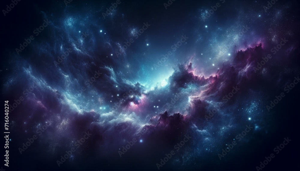 Stunning Cosmic Nebula, Space Exploration Concept