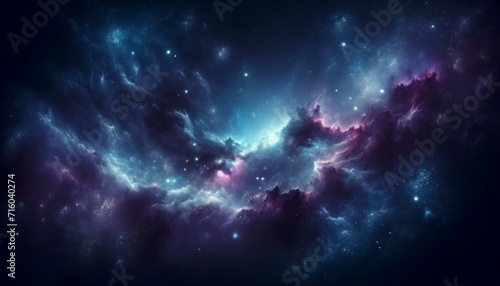 Stunning Cosmic Nebula, Space Exploration Concept photo
