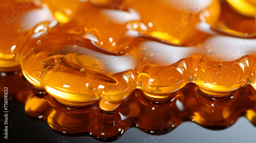 Honeycomb with beeswax and ...