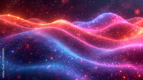 Neon Wave Elegance Vector Patterns Meet Urban Lights in Cinema4D Render  Color Splashes. Generative AI