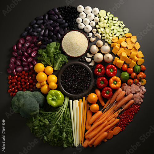 Creative neatly arranged fo...