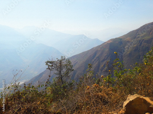 mountain, landscape, nature, mountains, sky, hill, tree, valley, countryside, forest, grass, green, panorama, rural, view, park, cloud, meadow, summer, field, hills, road, travel, clouds, rock