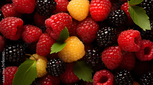 Background of fresh fruits ...