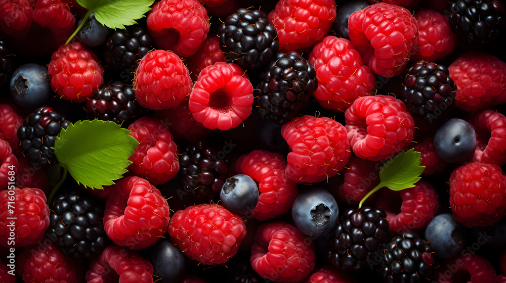 Background of fresh fruits and berries. Ripe blackberries, blueberries, raspberries. Mix berries and fruits. Top view. Background berries and fruits. Background of fresh fruits and berries. Ripe blackberries, blueberries, raspberries. Mix berries and fruits. Top view. Background berries and fruits.