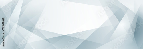 Abstract background of straight intersecting lines and translucent polygons in gray colors