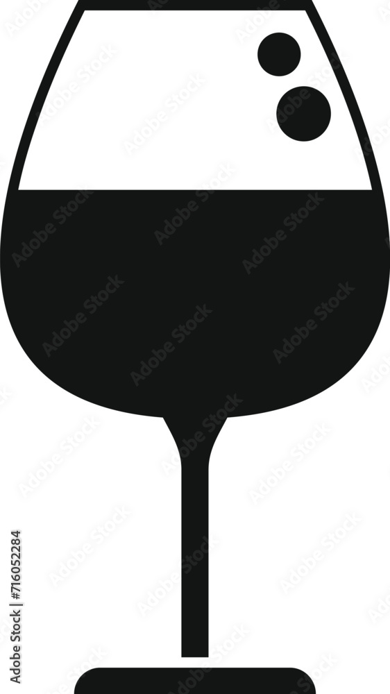 Airplane travel wine glass icon simple vector. Indoor sleep. Air vip Airplane travel wine glass icon simple vector. Indoor sleep. Air vip