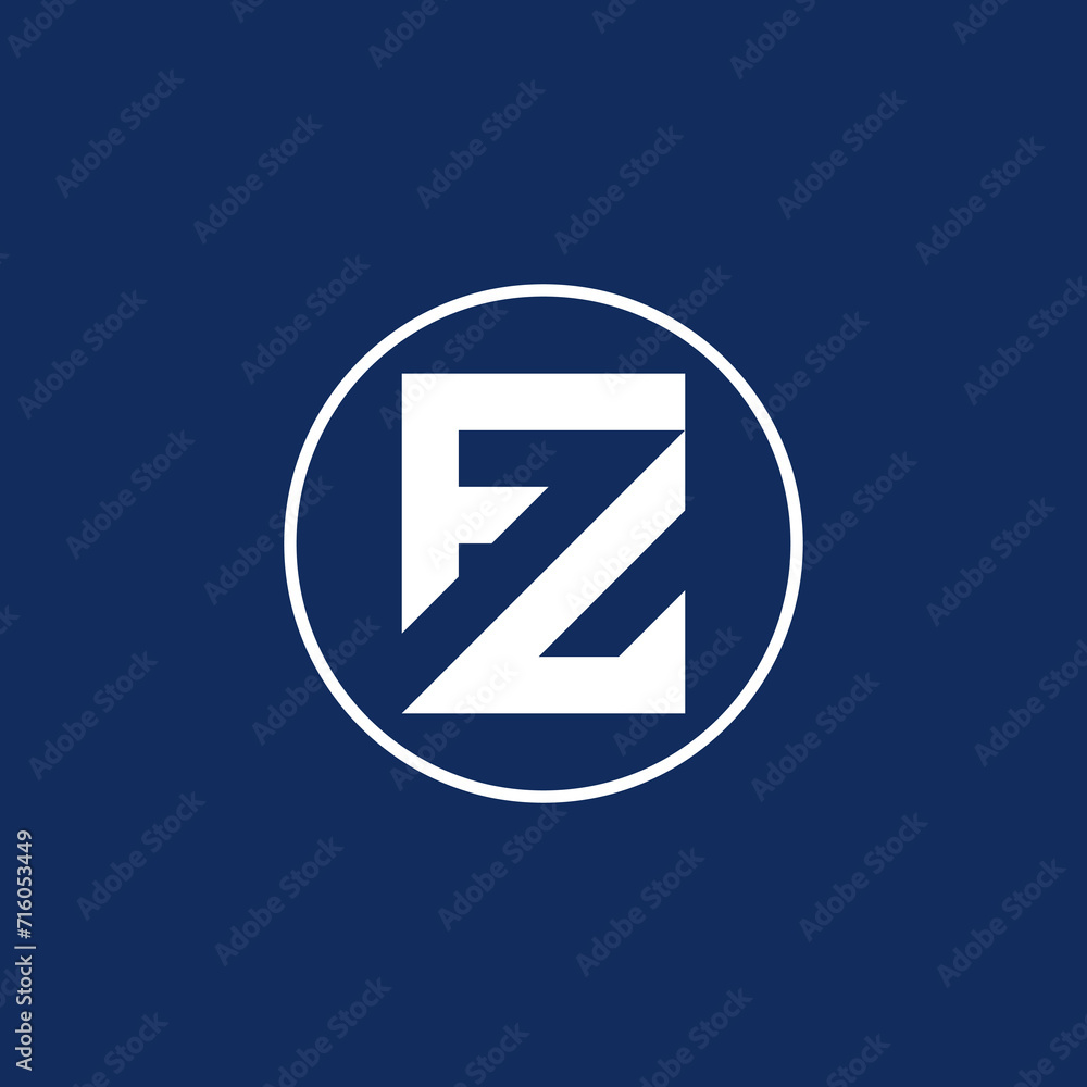 Letter F Z logo design vector Letter F Z logo design vector