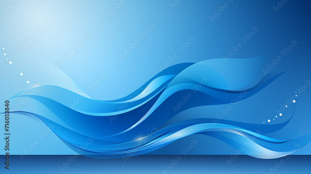 Fototapeta premium Free_photo_blue_wavy_background