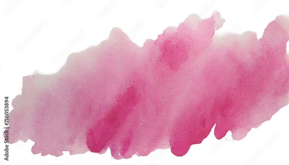 Watercolor  pink stain , png 