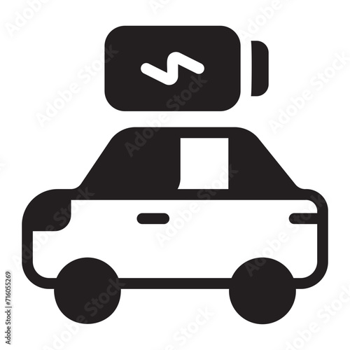 battery glyph icon