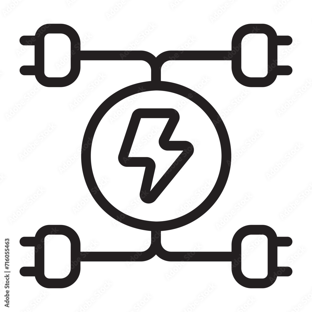 charger line icon