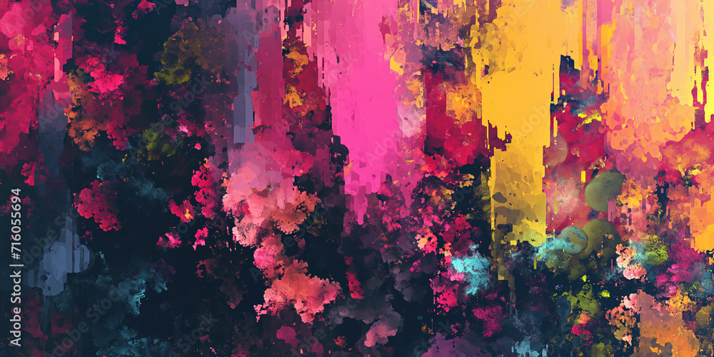 Fantasia of Hues: Abstract Color Burst
