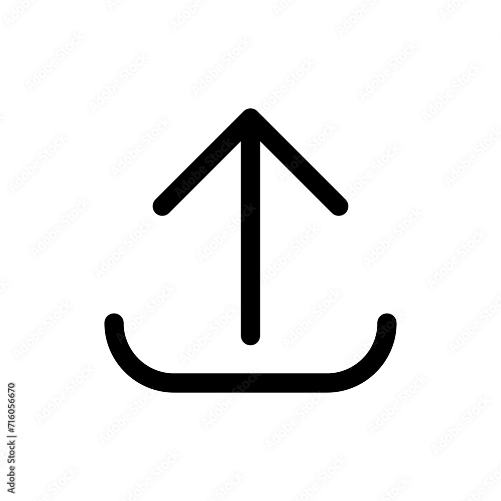 Upload icon vector. load data symbol Upload icon vector. load data symbol