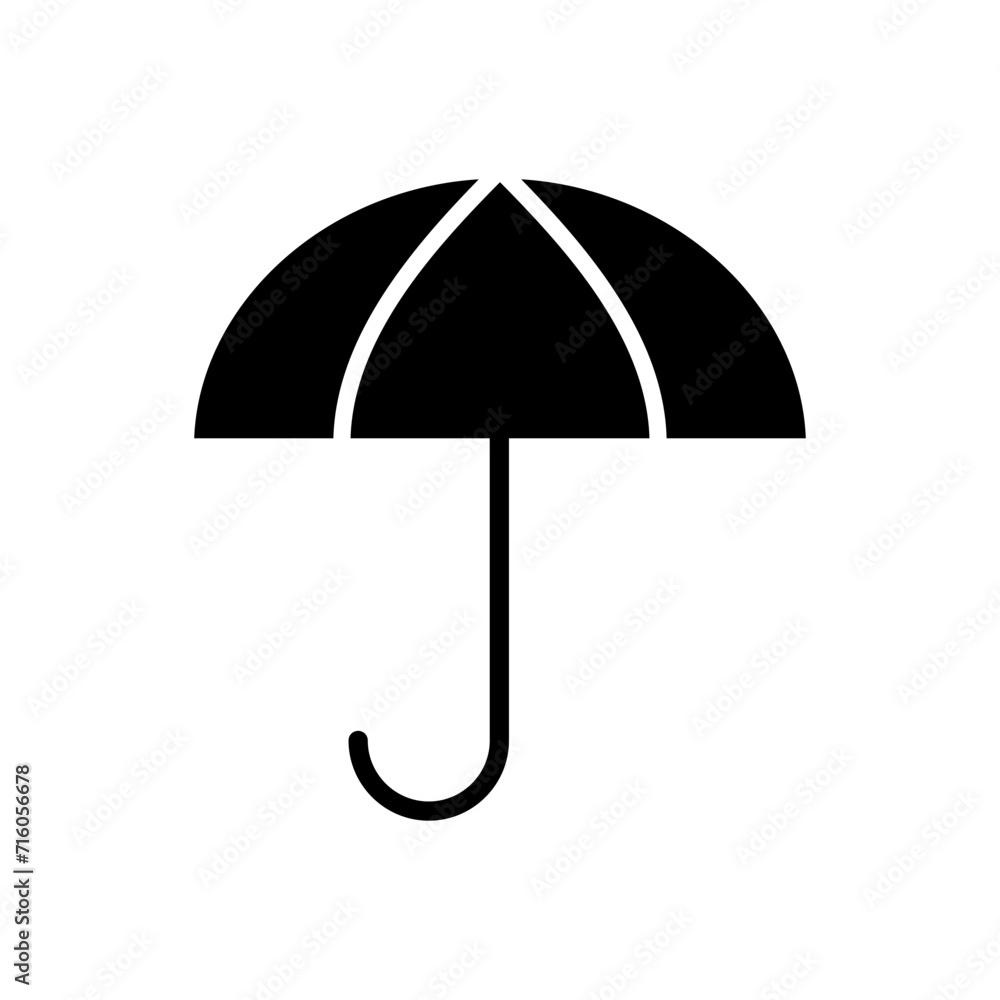 Umbrella icon vector. umbrella sign icon Umbrella icon vector. umbrella sign icon