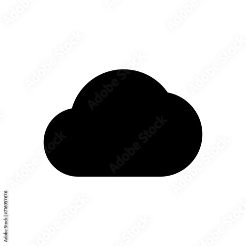 cloud icon vector. cloud vector icon