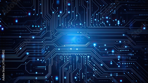 Circuit technology background with high-tech digital data connection system, cyber circuit future technology concept background. computer electronic design