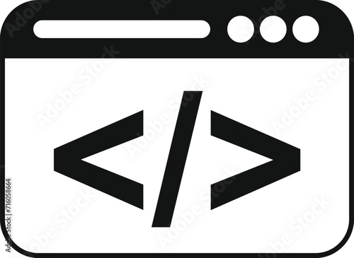 Market seo online icon simple vector. Information available. Business rank