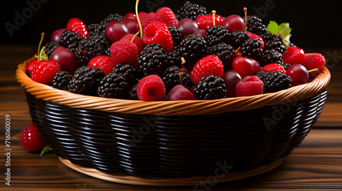 Background of fresh fruits ...